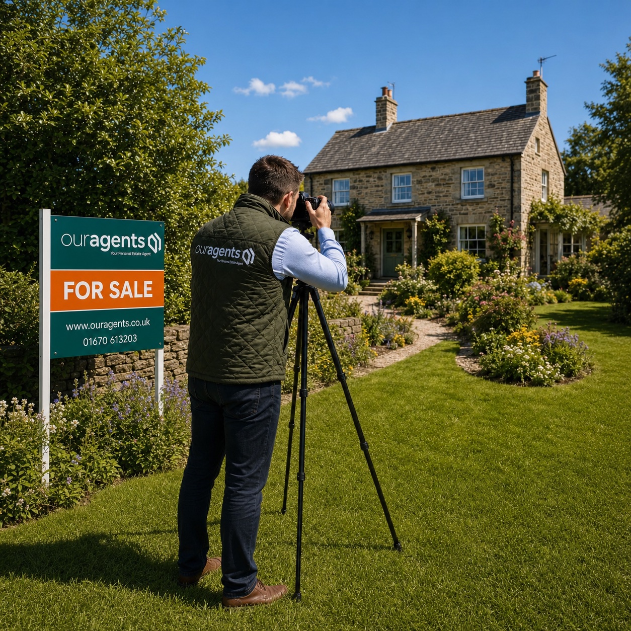 Professional property marketing with photography and video at Our Agents Northumberland