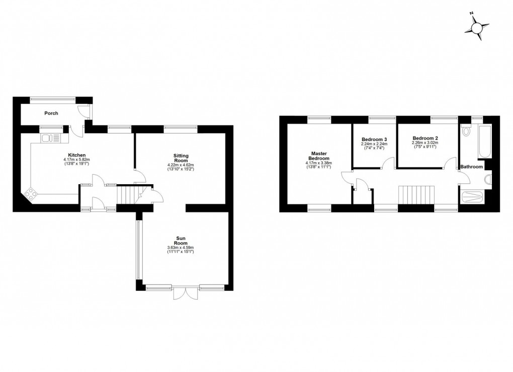 Floorplan for SOLD - MORE PROPERTIES NEEDED - Branton, Alnwick, NE66 4LW