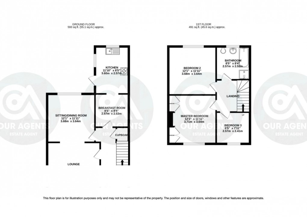 Floorplan for SOLD - MORE PROPERTIES NEEDED - Alfred Avenue, Bedlington