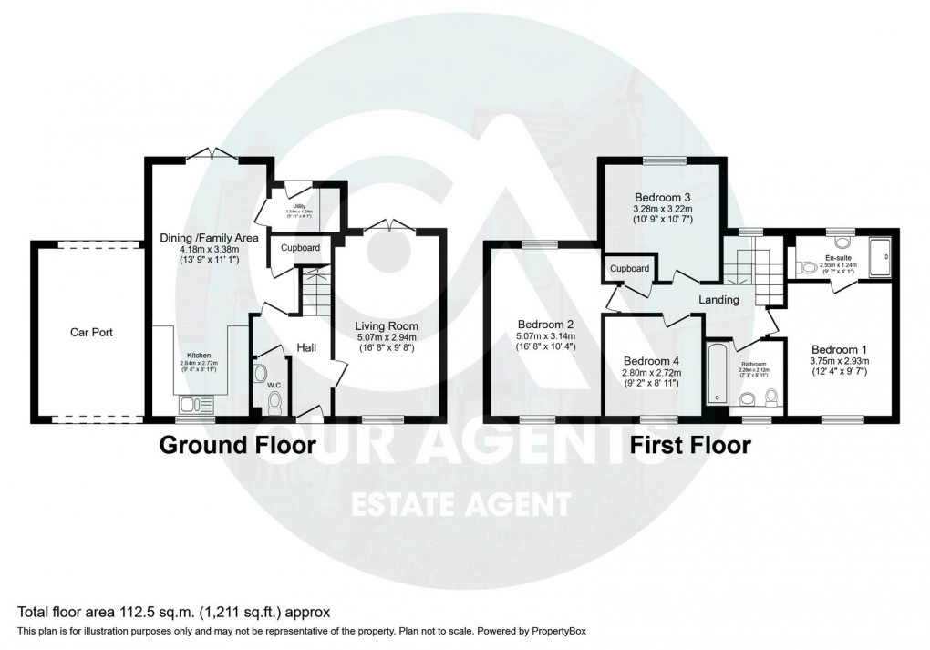 Floorplan for SOLD - MORE PROPERTIES NEEDED - Palmerston Avenue, Morpeth, NE61 2GF