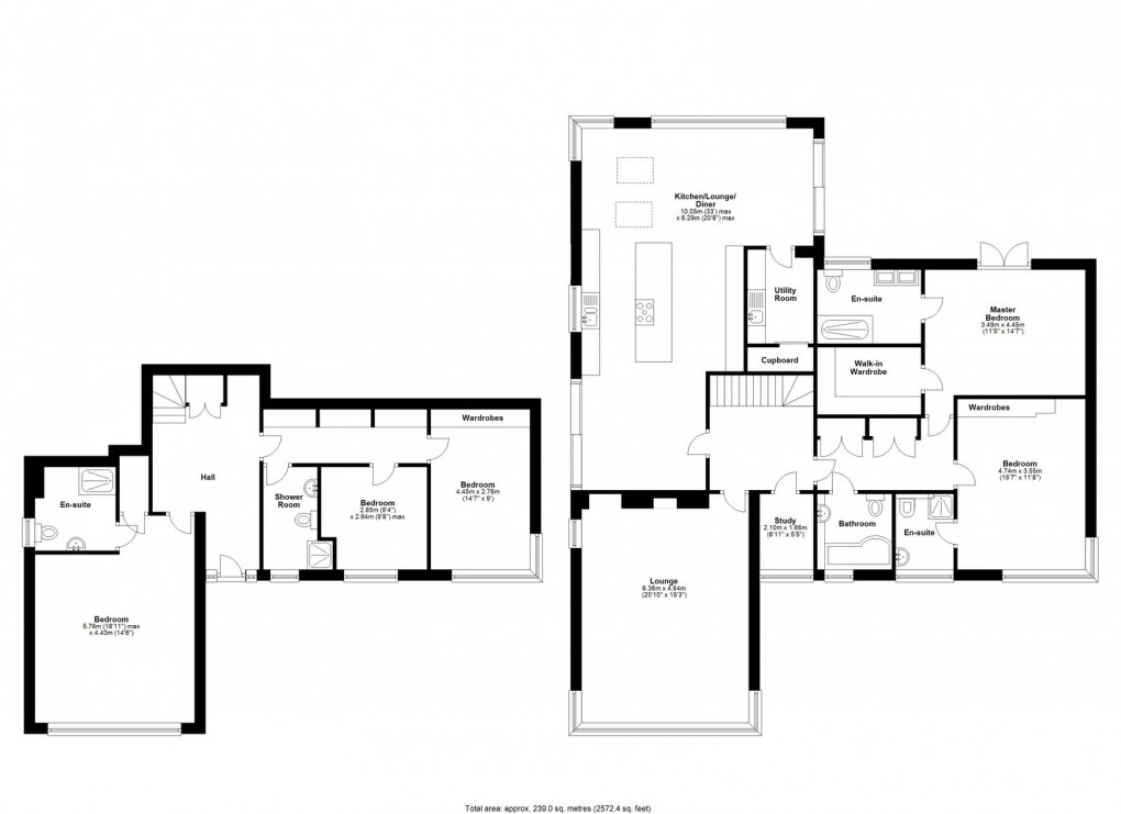 Floorplan for SOLD - MORE PROPERTIES NEEDED - The Dell, Fulbeck, Morpeth.