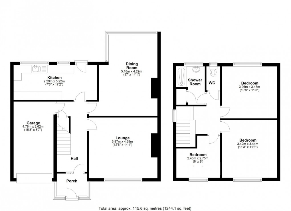 Floorplan for Castle View, Amble, NE65 0NL
