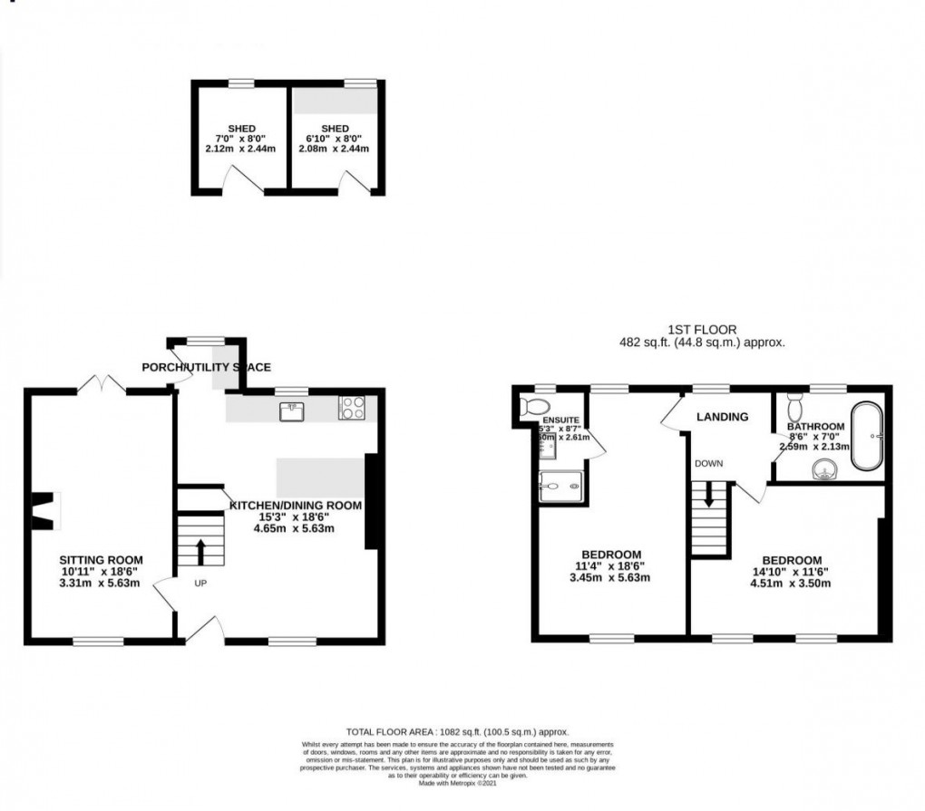 Floorplan for SOLD - MORE PROPERTIES NEEDED - Old Post Office House, Powburn, Alnwick