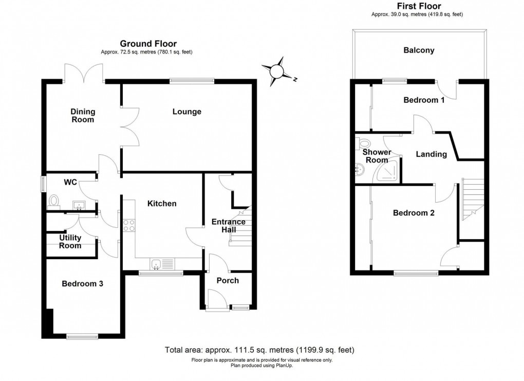 Floorplan for SOLD - MORE PROPERTIES NEEDED - Kirkwell Cottages, Morpeth, NE65 0JN