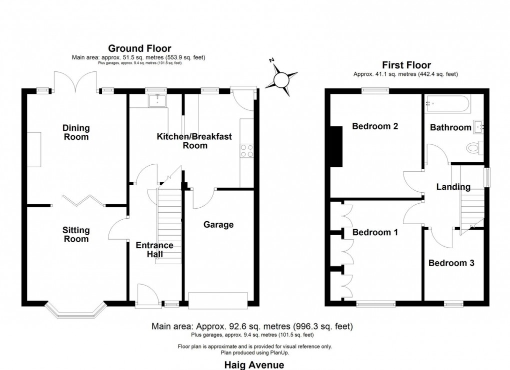 Floorplan for SOLD - MORE PROPERTIES NEEDED - Haig Avenue, Whitley Bay, NE25 8JD