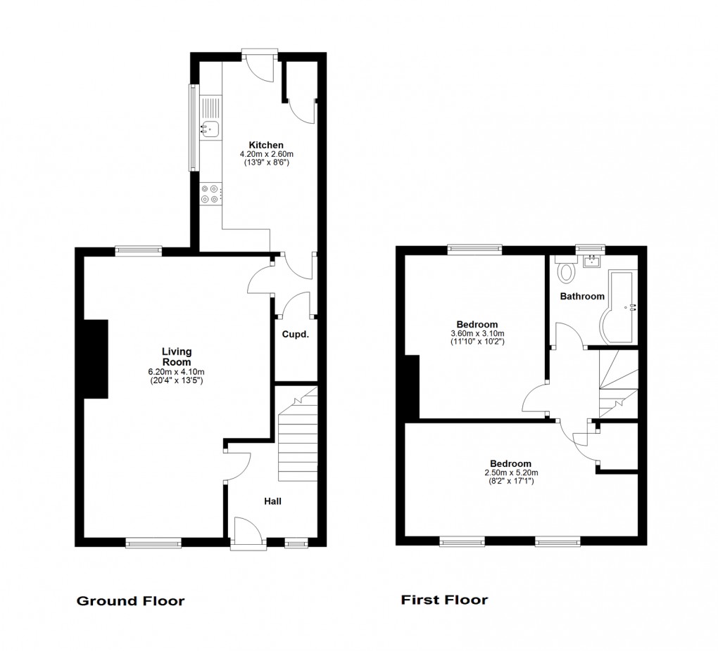 Floorplan for Ladbroke Street, Amble