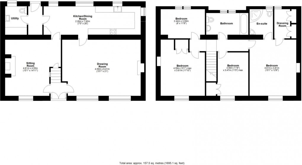 Floorplan for Peary House, Alnwick, Northumberland, NE66 4LW