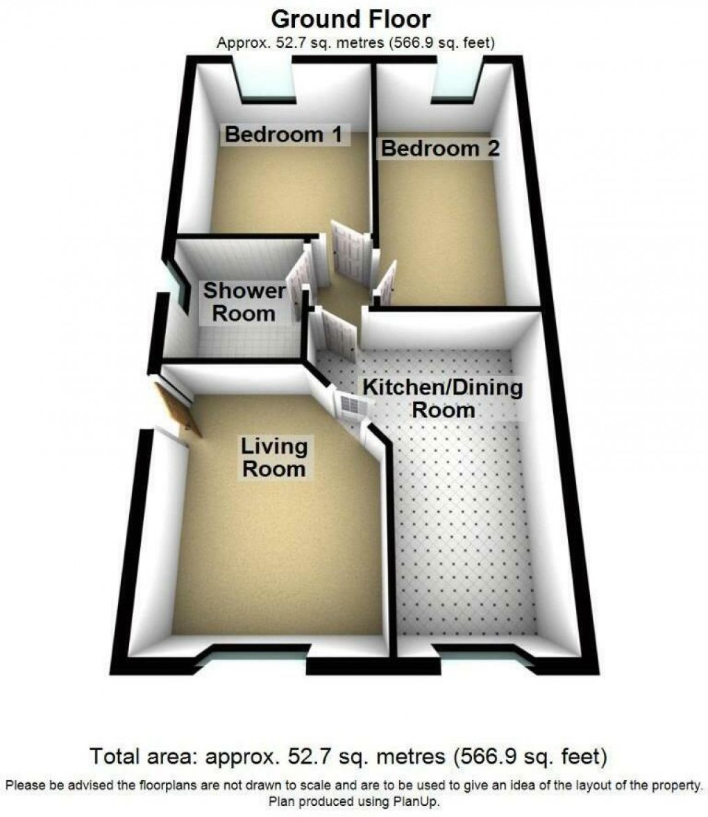 Floorplan for School Close, Red Row, Morpeth, NE61 5AP